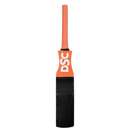 DSC Wood Catching Poplar Willow Practice Bat with Foam Base for Catching and Fielding Practice - Orange (Catch Bat - Orange)