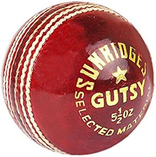 SS Gutsy Leather Cricket Ball, Senior Pack of 6