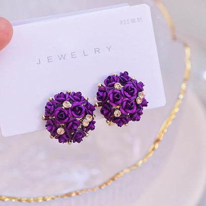 Youbella Stylish Party Wear Jewellery Gold Plated Studs Earrings For Women