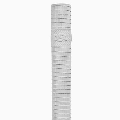 DSC Rubber Ring Line Cricket Bat Grip (White, Full)