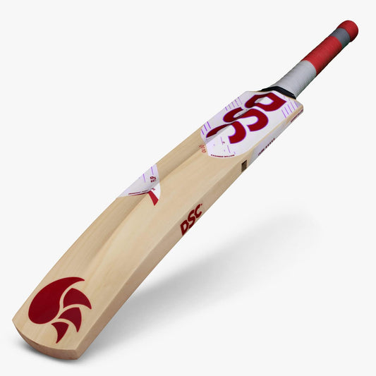 DSC FLIP 440 Kashmir Willow Junior Cricket Bats | Color: Beige | Size: 3 | Material: KW Wood | Massive Edges | Exquisite Balance | Pronounced Bow | Superior Cushioned Grip