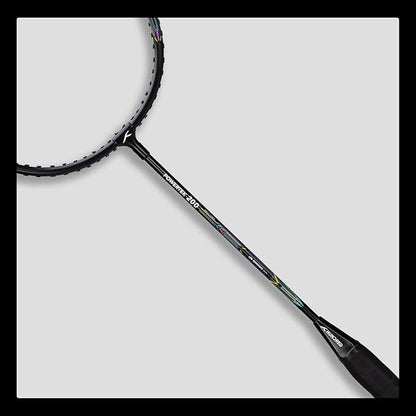 HUNDRED Powertek 200 PRO Badminton Racquet with Head Cover  | Strung | Material:Aluminium|For Intermediate Players|Weight:95 grams|Maximum String Tension- 18-20lbs