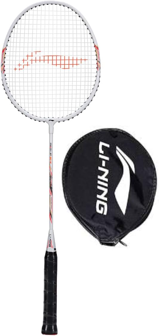 Li-Ning XP-90-IV Aluminium Badminton Racquet (White/Silver)