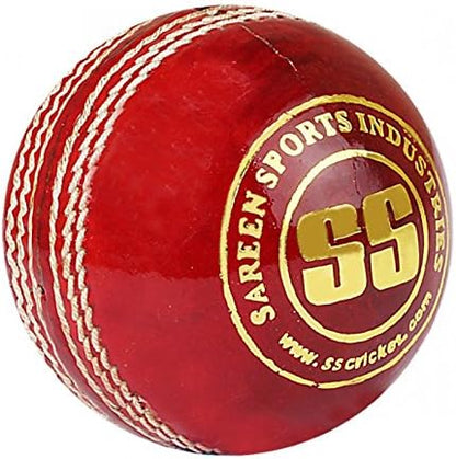 SS Gutsy Leather Cricket Ball, Senior Pack of 6