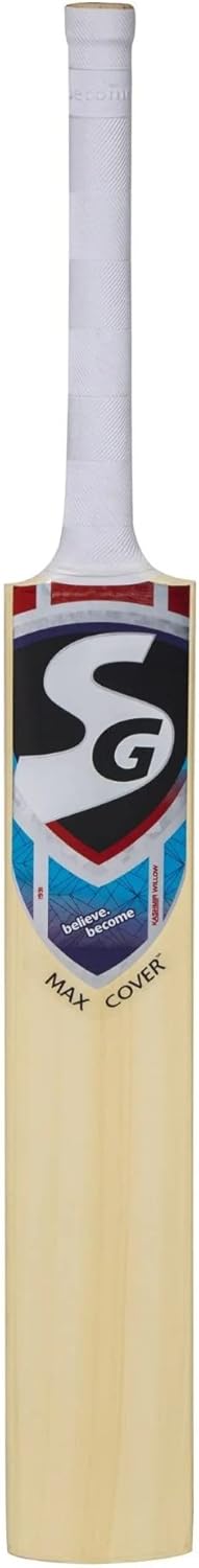 SG Max Cover Kashmir Willow Cricket Bat (Color May Vary)