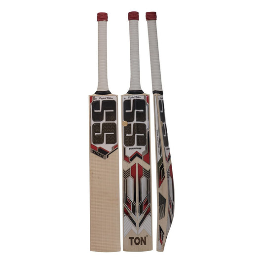 SS Tiger Cricket Bat For Mens and Boys (Beige, Size -5) | Material: English Willow | Lightweight | Free Cover | Ready to play | For Professional Player | Ideal For Leather Ball