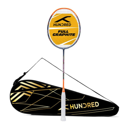 Hundred POWERTEK 1000 PRO-Strung Badminton racquet