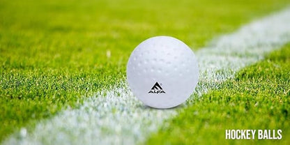 ALFA AB-93 Dimple Field Hockey Ball Size : Standard | PU Material |Precision and Control | Optimal Performance |Training and Matches