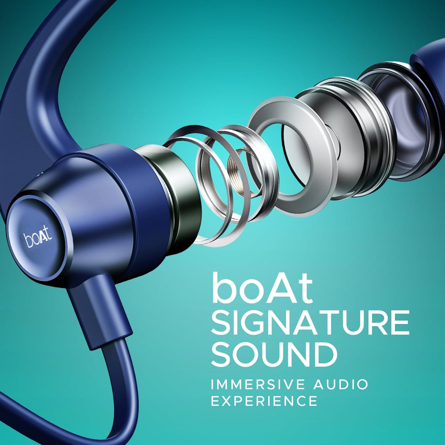 boAt Rockerz 255 Pro+, 60HRS Battery, Fast Charge, IPX7, Dual Pairing, Low Latency, Magnetic Earbuds, in Ear Bluetooth Neckband, Wireless with Mic Earphones (Navy Blue)