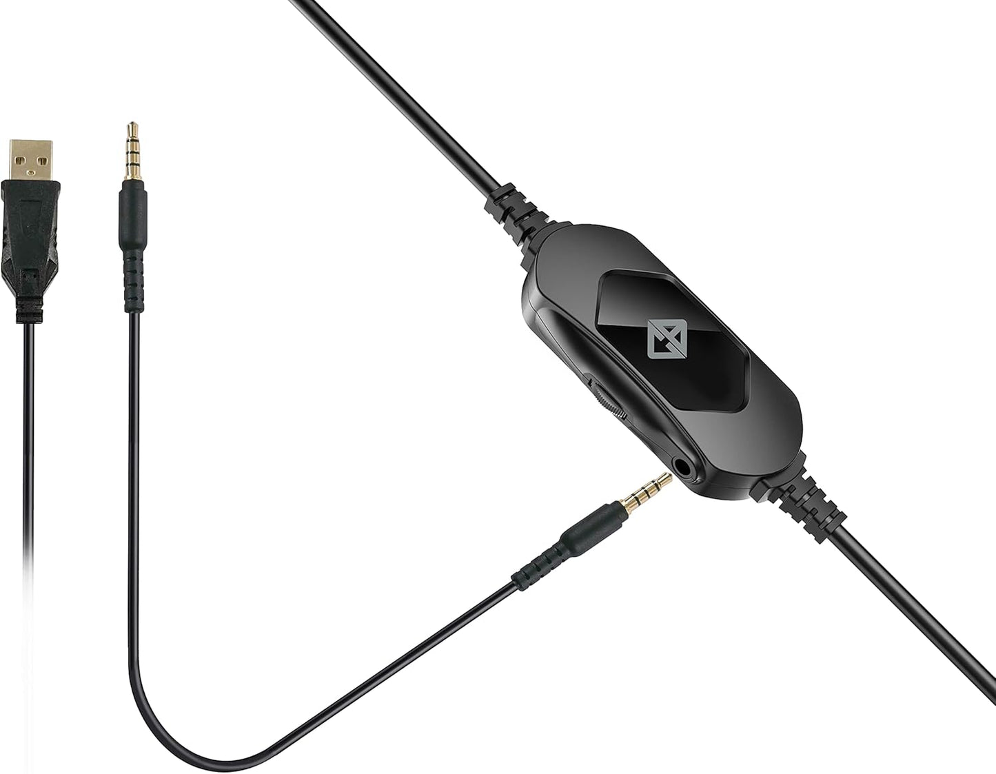 Cosmic Byte Oberon 7.1 RGB Gaming Wired On Ear Headphones with Mic with Dual Input- USB and 3.5mm Jack, Detachable, 90° Rotatable Earcups (Black)