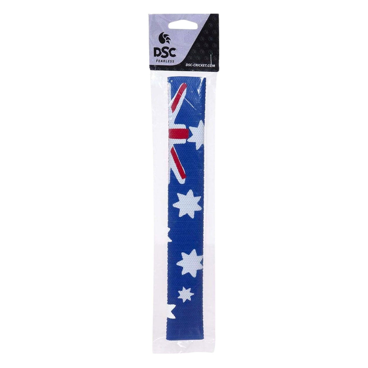 DSC Australian Flag Cricket Bat Grip (Blue/White/Red, Standard Size) Material: Rubber Soft Feel Grip Better Shock Absorption (Pack of 1)