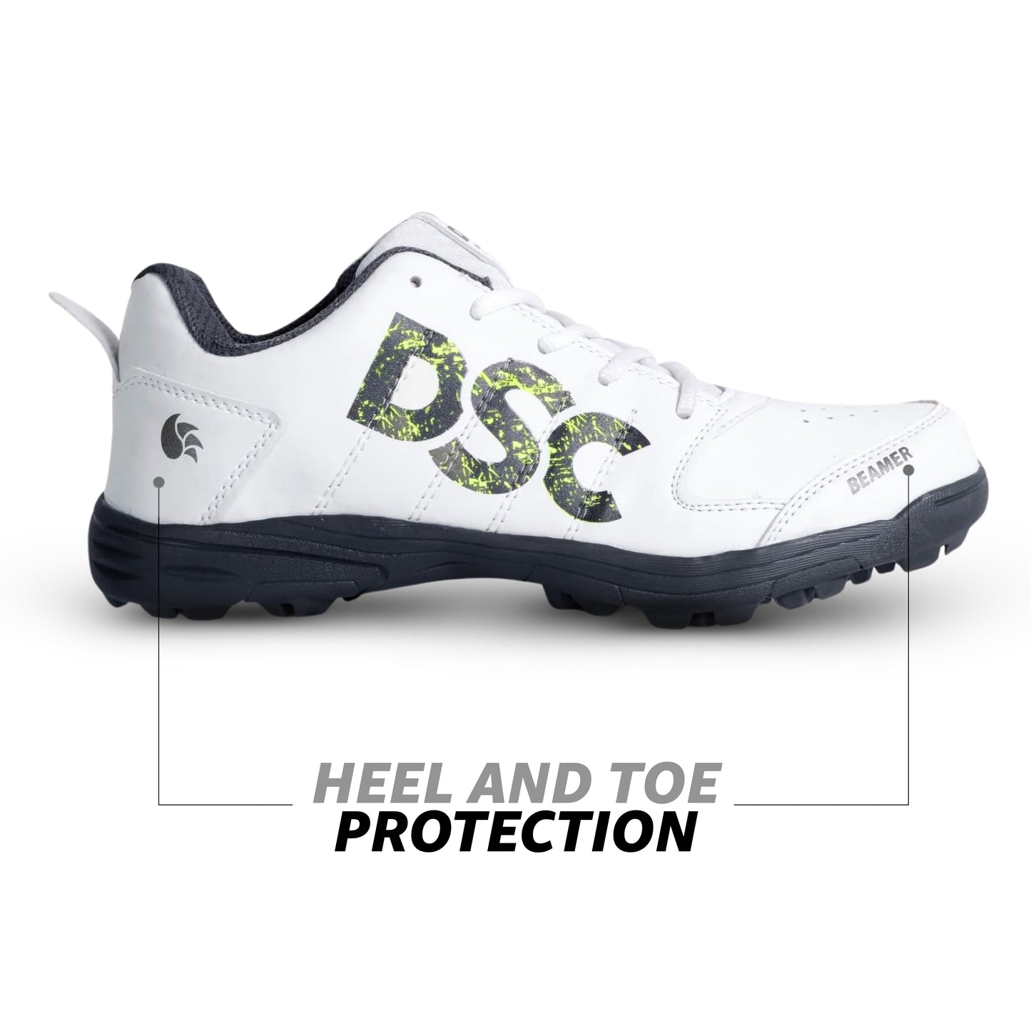 DSC Beamer Cricket Shoes | For Boys And Men | Lightweight | Durable | Embossed Design