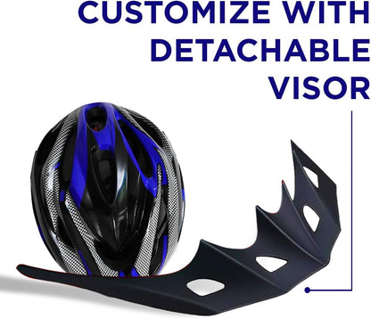 Endless EL1051 Cycle and Skates Helmet with Adjustable Strap | With Inside Cushioning Padding for Comfort | For Adults, Women and Men