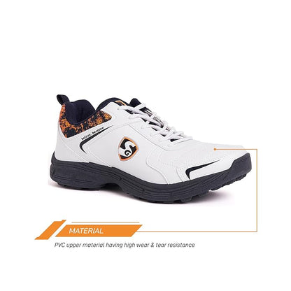 SG Savage Stud Cricket Shoe | for Mens & Boys | Material: Mesh & PVC | Lightweight | Improved Stability in The Game