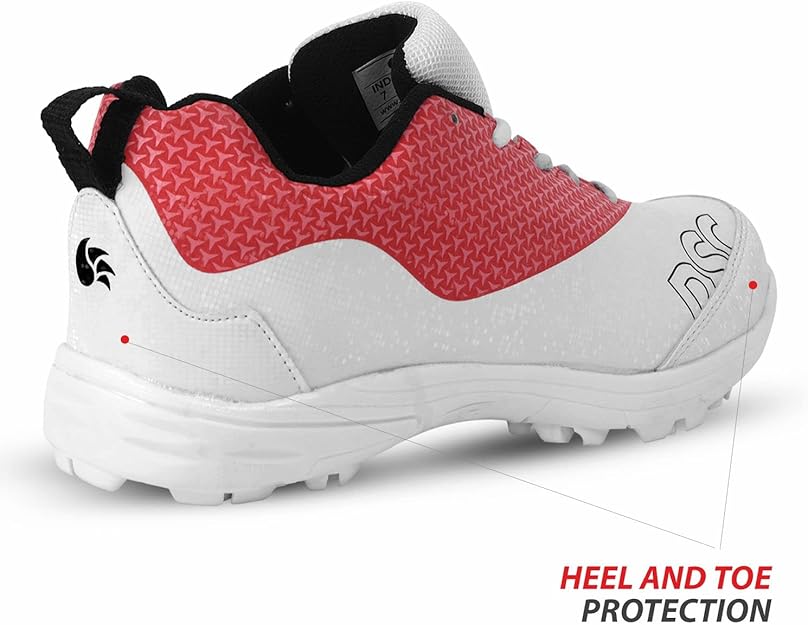 DSC Rigor X Cricket Shoes for Boys and Mens, Lightweight and Breathable Mesh