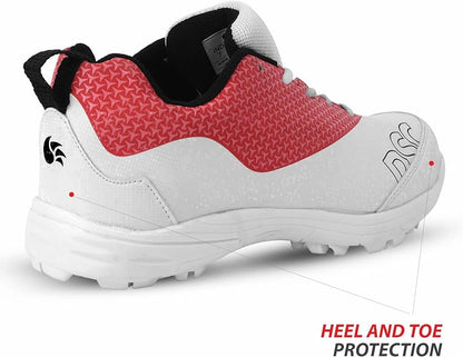 DSC Rigor X Cricket Shoes for Boys and Mens, Lightweight and Breathable Mesh