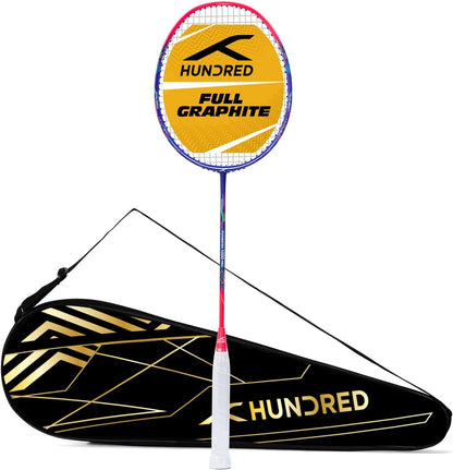 Hundred POWERTEK 1000 PRO-Strung Badminton racquet