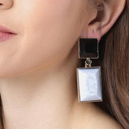 YouBella Jewellery Girls/Women's Crystal Gold Plated Handmade Earrings