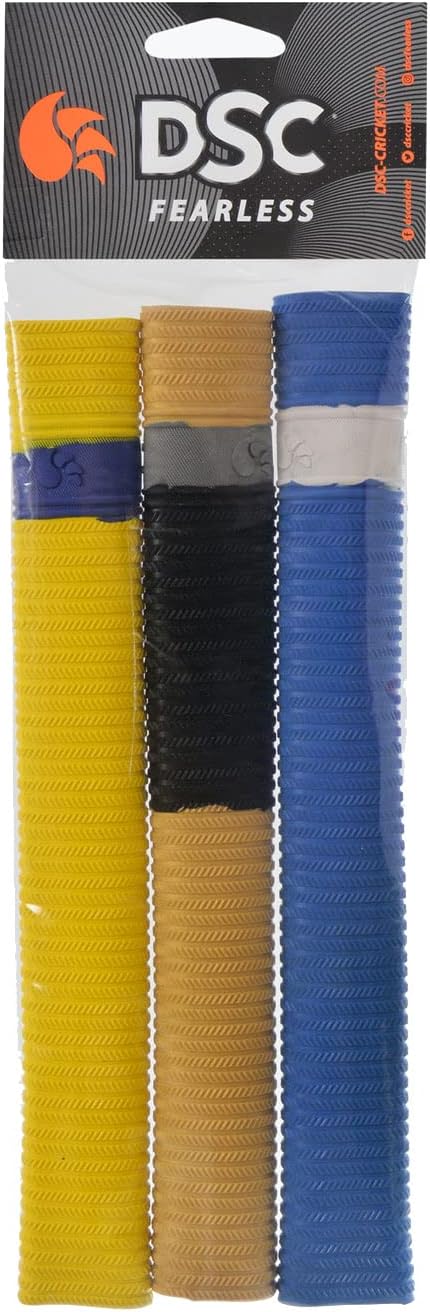 DSC Tetra Cricket Bat Grip, Size - Mens, (Pack of 3pcs)