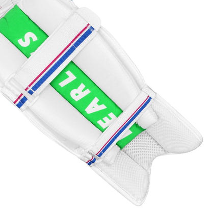 DSC Shoc PU Wicket Keeping Leg Guard Boys - White