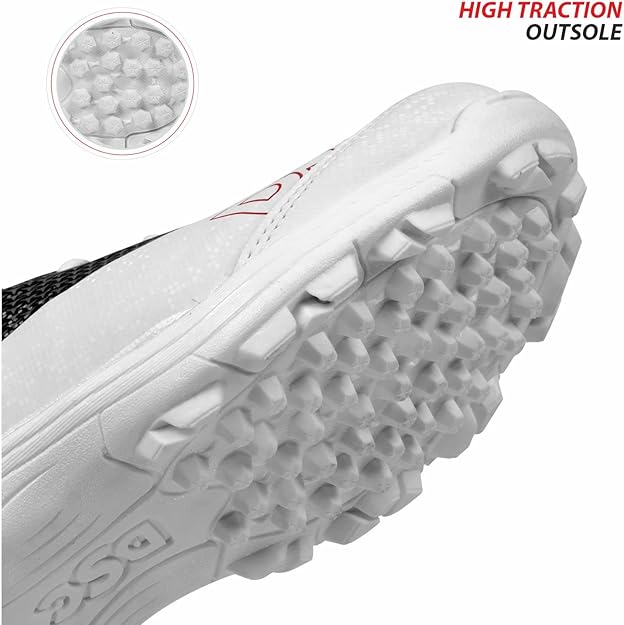 DSC Rigor X Cricket Shoes for Boys and Mens, Lightweight and Breathable Mesh