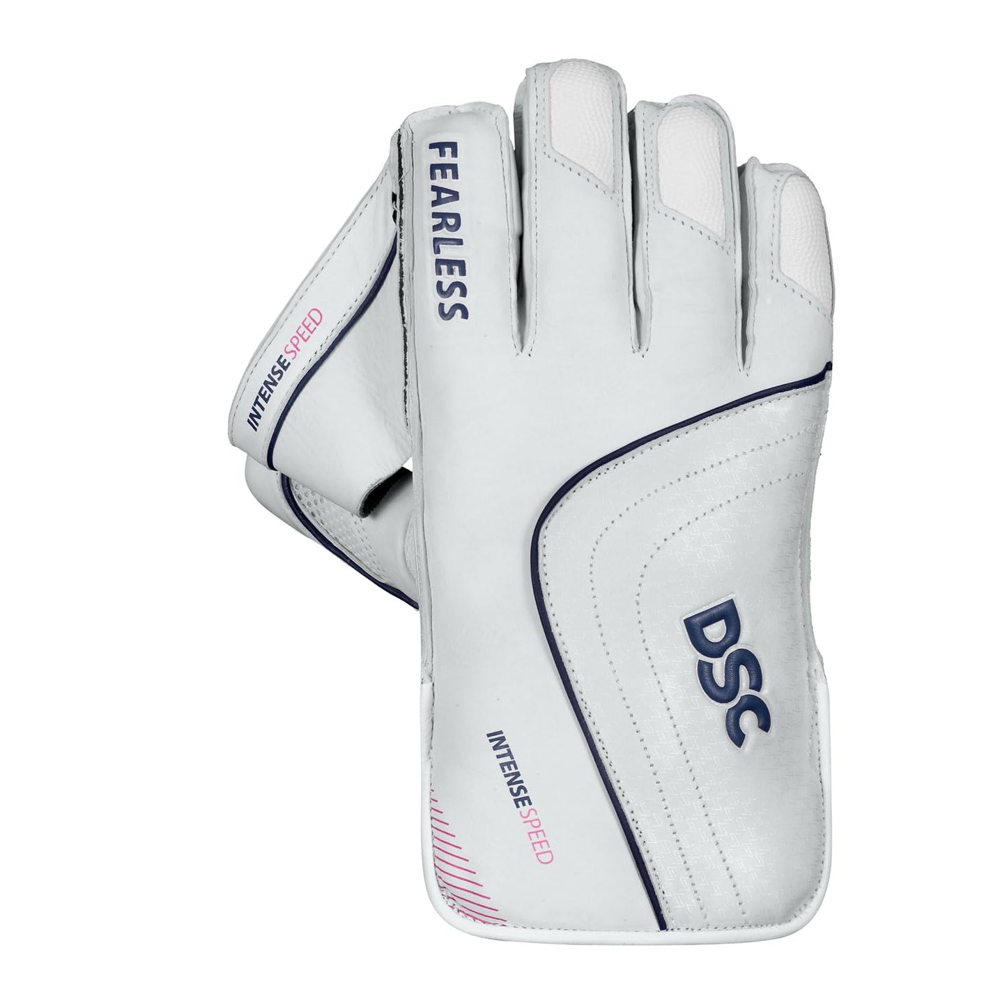 DSC Intense Speed Leather Cricket Wicket Keeping Gloves for Mens, Size - Boys