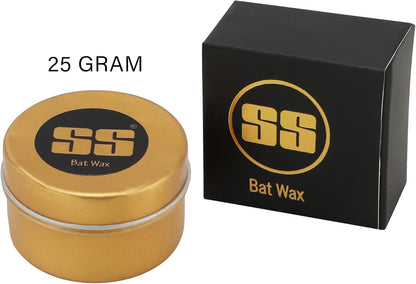 SS Bat Wax 25gm | Pack of 1 | Maintain Moisture Levels in the Willow | Preserve Looks & Extend Life of Cricket Bat | Reduces Chances of Cracking & Splitting | Premium Grade Formula for Superior Care