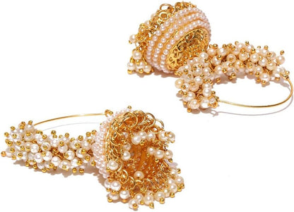 YouBella Golden Plated Hoop Earrings for Women
