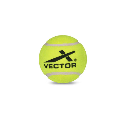 Vector X High Bounce Light Weight Tennis Ball for Cricket Practice, Street Match Ball, Training Exercise Ball for Outdoor & Indoor, Beginners & Pet Dog Play Ball (Pack of 6) Yellow