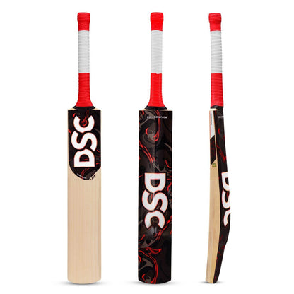 DSC Lava Kashmir Willow Short Handle Cricket Bat, Size - 5