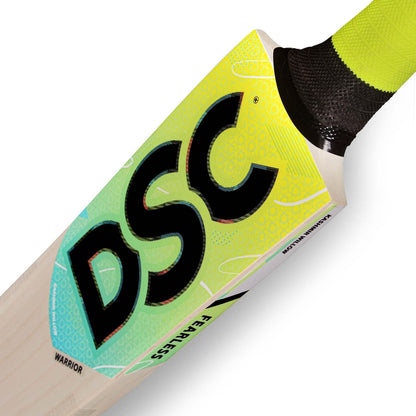 DSC Wildfire Warrior Cricket Bat For Mens and Boys | Material: Kashmir Willow | Lightweight | Free Cover | Ready to play | For Intermediate Player | Ideal For Leather Ball