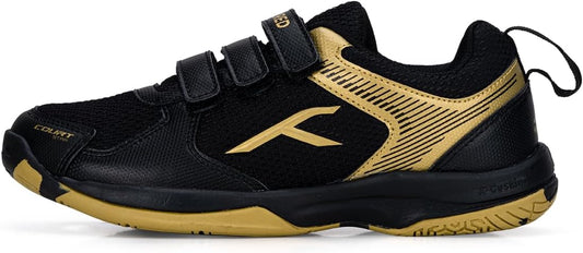 HUNDRED Court Star Non-Marking Badminton Shoes for Boys | Lightweight | X-Cushion Protection | Suitable for Indoor Tennis/Squash/Table Tennis/Basketball & Padel
