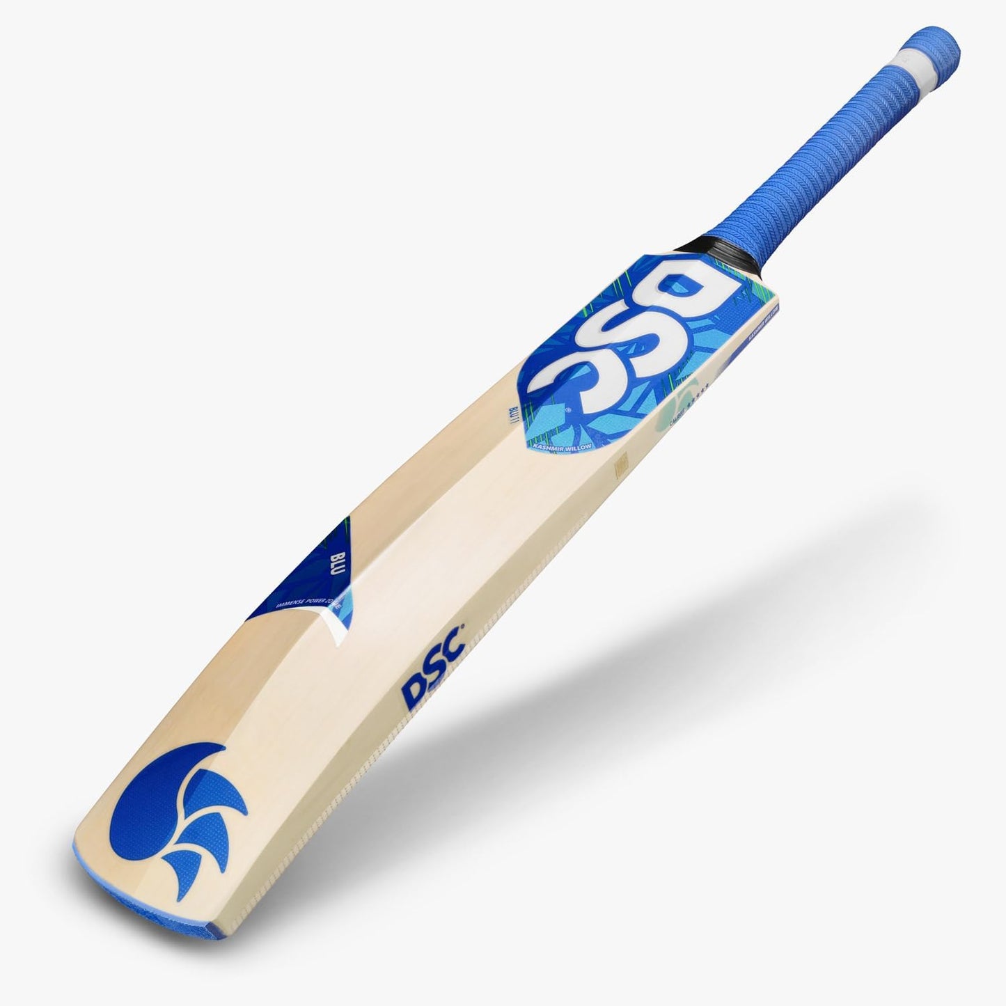 DSC BLU 11 Kashmir Willow Cricket Bat 2023 Massive Edges | Exquisite Balance | Crosswave Tape on Edges | Pronounced Bow | Monstrous Hitting Area | Extended Power Zone
