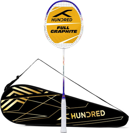 Hundred POWERTEK 1000 PRO-Strung Badminton racquet