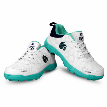 DSC Belter Cricket Shoes, Sea Green