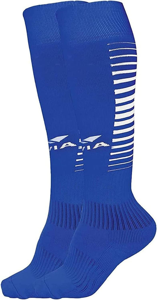 Nivia Encounter Polyester Football Stockings Large (Royal Blue/White)