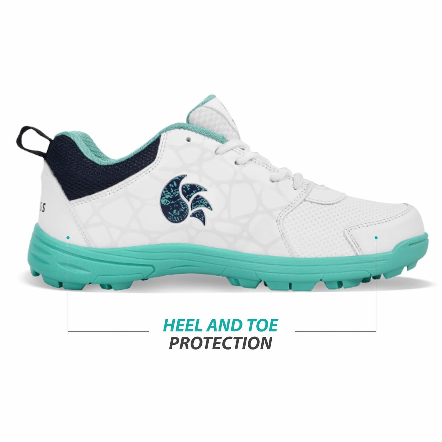 DSC Belter Cricket Shoes, Sea Green