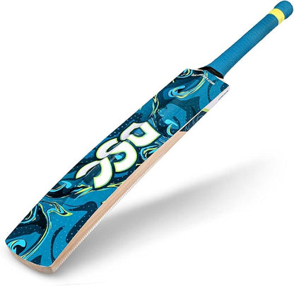 DSC Drake Kashmir Cricket Bat For Mens and Boys (Beige, Size -6) | Material: kashmir Willow | Lightweight | Free Cover | Ready to play | For Intermediate Player | Ideal For Leather Ball