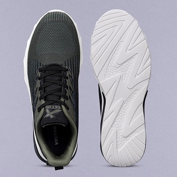Vector X Defence Running/Jogging Shoe Green-Black