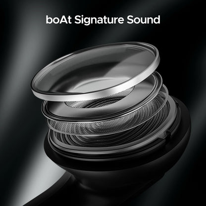 boAt Airdopes 91 Prime, 45HRS Battery, 13 mm Drivers, Metallic Finish, Low Latency,ENx Tech, Fast Charge, v5.3 Bluetooth TWS in Ear Earbuds Wireless Earphones with mic (Midnight Black)