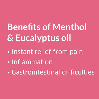 Sirona Herbal Pain Relief Patches  | Instant Relief from Menstrual Cramps, Lower Abdomen, Back | Cool Patches with No Chemical Actives, No Side Effects