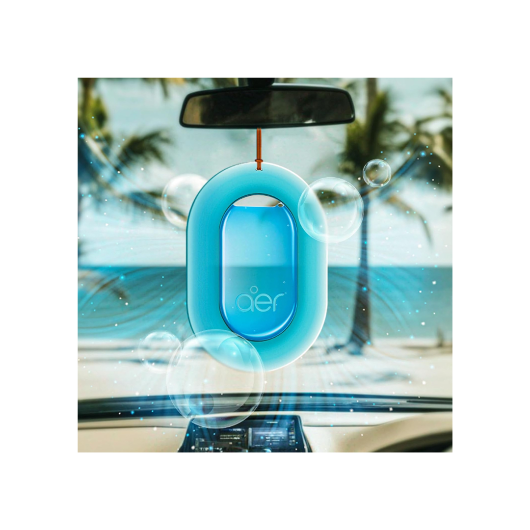 Godrej aer O – Hanging Car Air Freshener | Car Accessories | Cool Aqua (7.5g)