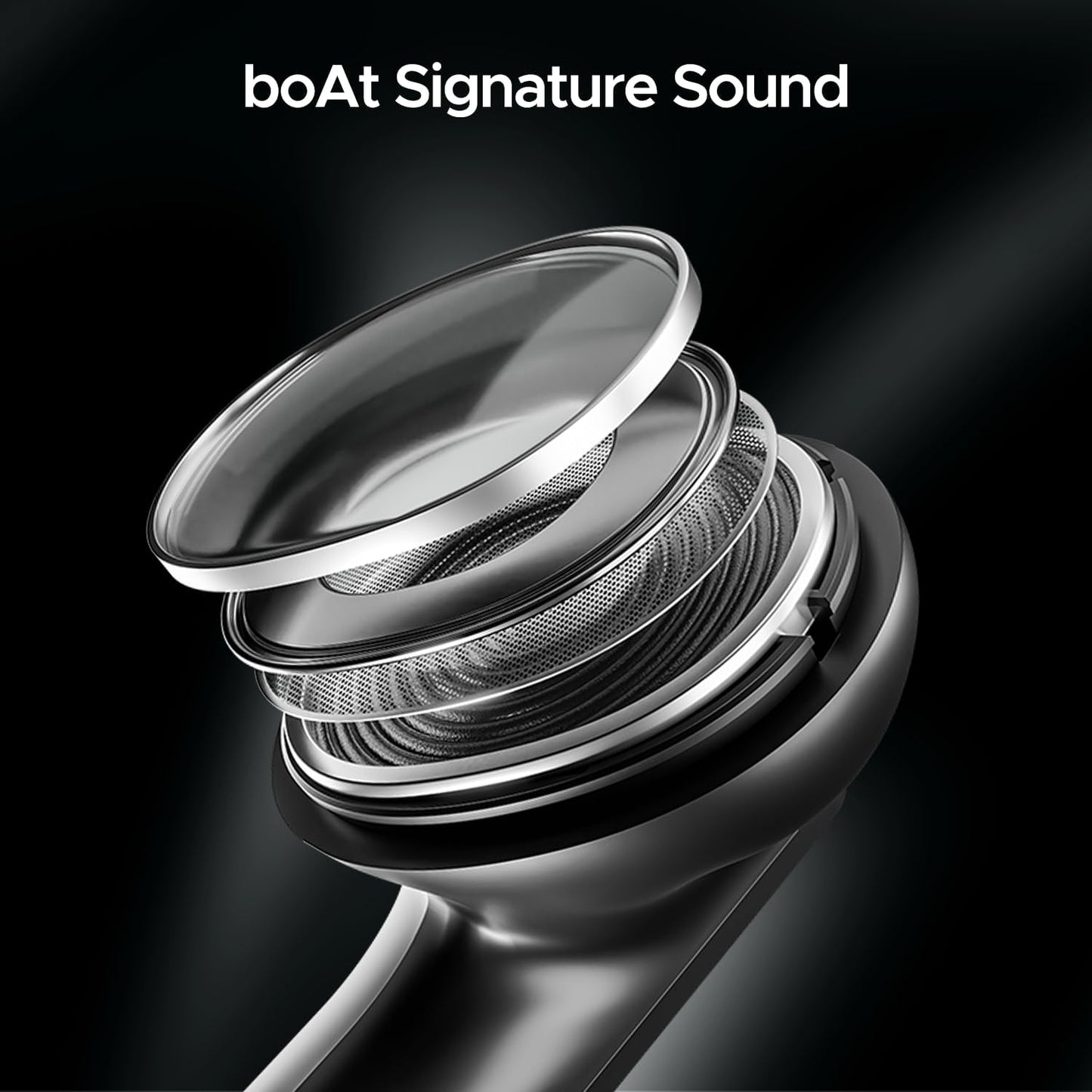 boAt Airdopes 91 Prime, 45HRS Battery, 13 mm Drivers, Metallic Finish, Low Latency,ENx Tech, Fast Charge, v5.3 Bluetooth Earbuds, TWS Ear Buds Wireless Earphones with mic (Sonic Silver)