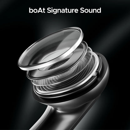 boAt Airdopes 91 Prime, 45HRS Battery, 13 mm Drivers, Metallic Finish, Low Latency,ENx Tech, Fast Charge, v5.3 Bluetooth Earbuds, TWS Ear Buds Wireless Earphones with mic (Sonic Silver)