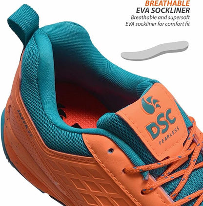 DSC Men's Jaffa 22 Cricket Shoes, Spikes