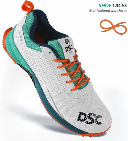 DSC Jaffa 22 Cricket Shoes for Boys and Mens, Lightweight and Embossed Design