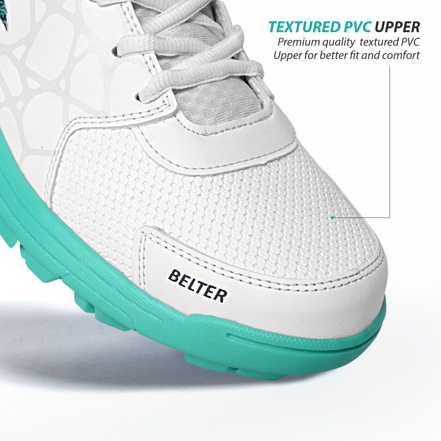 DSC Belter Cricket Shoes, Sea Green