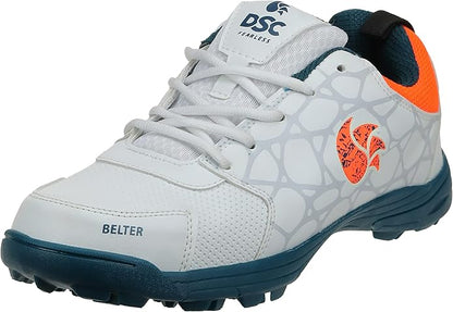 DSC Belter Cricket Sport Shoes | for Men and Boys | Closure: Lace-Up | Lightweight Outsole | Durable & Comfortable | Superior Grip | Eva Sock Liner