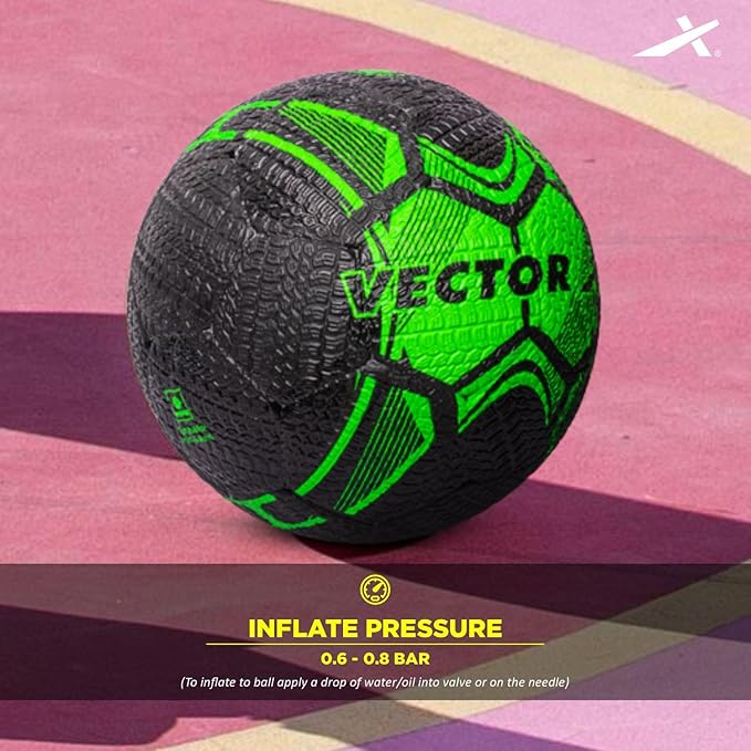 Vector X Street Soccer Rubber Moulded Football