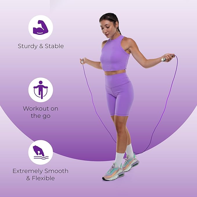 Speed rope with German technology for smooth, tangle-free performance